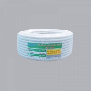 Ống luồn đàn hồi màu trắng phi 16mm cuộn 50m mã A9016 CT