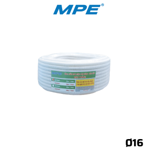 Ống luồn đàn hồi màu trắng phi 16mm cuộn 50m mã A9016 CT