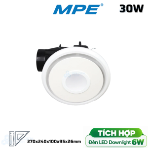 Exhaust fan Ceiling MPE AFCL-130R6