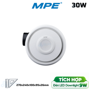 Quạt hút Ốp Trần Ceiling MPE AFCL-130R9