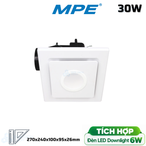 Quạt hút Ốp Trần Ceiling MPE AFCL-130S6
