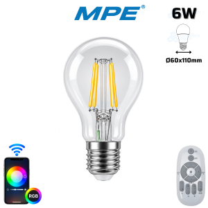 ĐÈN FILAMENT MPE SMART LED 6W Φ60MM