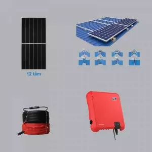 Hệ Thống Điện Mặt Trời 5.52 kWp 1 Pha