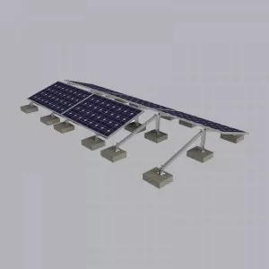 Khung Lắp Đặt MPE Solar Trên Mái Bằng