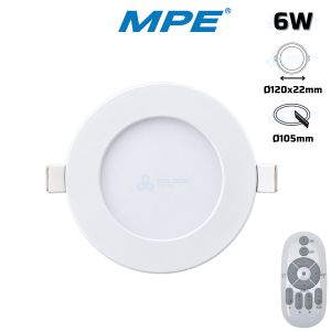 Led Panel Dimmable 6W Size Nhỏ Trắng, vàng, trung tính RPL-6ST/DIM