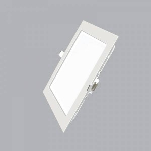 Led Panel vuông âm Dimmer 9W trắng, vàng