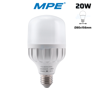 ĐÈN LED BULB CHỐNG ẨM 20W TRẮNG, VÀNG LBD3-20T/V