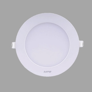 Đèn Led Panel Âm trần Nhựa Siêu Mỏng MPE 9W Đục lỗ Ø90mm Đổi 3 màu RPL3-9S/3C