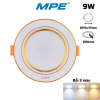den-led-downlight-am-tran-nhom-vien-vang-doi-mau-9w-mpe-dlv2-9/3c - ảnh nhỏ  1