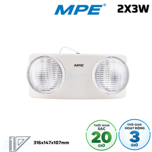 Đèn LED MPE chiếu sáng khẩn cấp EML 6W