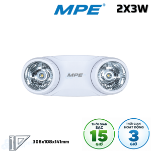 Đèn LED MPE chiếu sáng khẩn cấp EML2 6W