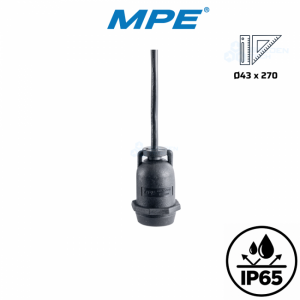 Đui đèn E27 chống thấm IP65 E27/WR