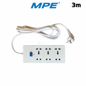 Ổ Cắm Di Động 3 Ổ Cắm Đa Năng 3 Ổ Cắm 2 Chấu Mã AM6S