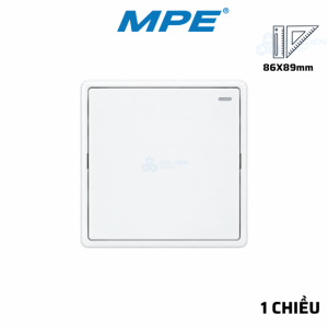 Mặt 1 Công Tắc 1 Chiều 16A-250V S701-W