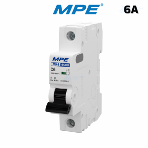 Cầu Dao Tự Động MK4 1 Cực, 6A, 4.5kA mã MK4-C106