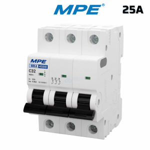 Cầu Dao Tự Động MK4 3 cực, 25A, 4.5kA mã MK4-C325