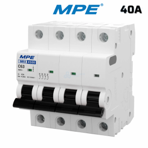 Cầu Dao Tự Động MK4 4 cực, 40A, 4.5kA mã MK4-C440
