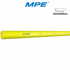 Ống Luồn Cứng Màu Vàng 750N Phi 32mm dài 2.920mm mã A9032YL
