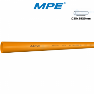 Ống Luồn Cứng Màu Cam 750N Phi 25mm Dài 2.920mm Mã A9025OR