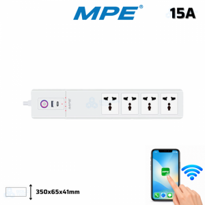 Ổ Cắm Di Động Thông Minh Tích Hợp Sạc USB Type A & Type C Điều Khiển Wifi SPS2