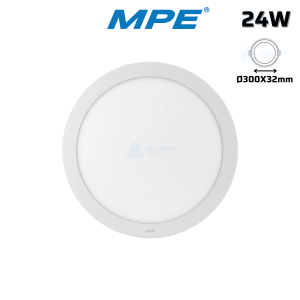 Led Panel tròn nổi Dimmer 24W Trắng, vàng