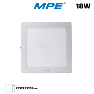 Led Panel vuông nổi Dimmer 18W Trắng, vàng