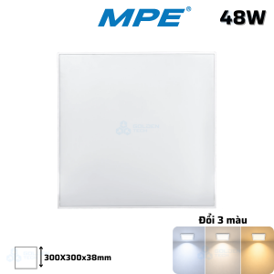 Đèn Downlight Vuông Nổi Tràn Viền 3 Chế Độ Màu SSDL-48W