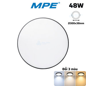 Đèn Downlight Nổi Tràn Viền 3 Chế Độ Màu SRDLB-48W