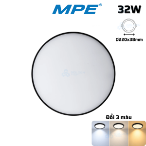 Đèn Downlight Nổi Tràn Viền 3 Chế Độ Màu SRDLB-32W