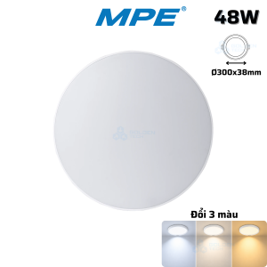 Đèn Downlight Nổi Tràn Viền 3 Chế Độ Màu SRDL-48W