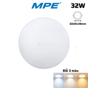 Đèn Downlight Nổi Tràn Viền 3 Chế Độ Màu SRDL-32W