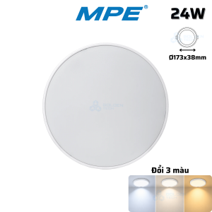 Đèn Downlight Nổi Tràn Viền 3 Chế Độ Màu SRDL-24W