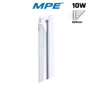 Bộ Máng Đèn Batten LED Tube Siêu Mỏng Nhôm T8 Bóng Đơn MPE 60cm - MGT8-110T