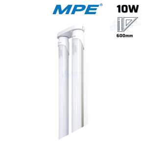 Bộ Máng Đèn Batten Led Tube Siêu Mỏng Nhôm T8 Bóng Đôi MPE 60cm