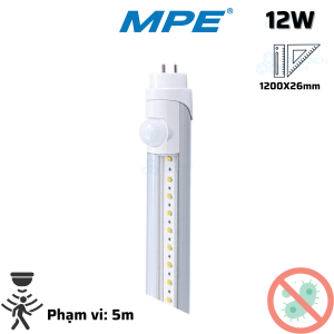 Đèn LED Tube Diệt Khuẩn Cảm Biến Chuyển Động MPE 1m2