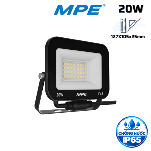 Đèn LED Pha FLD2 20W Trắng, Vàng