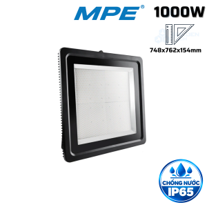 Đèn LED Pha FLD3 1000W Trắng, Vàng