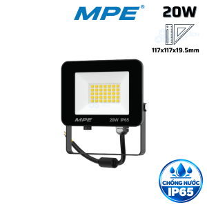 Đèn LED Pha FLD3 20W Trắng, Vàng