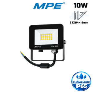 Đèn LED Pha FLD3 10W Trắng, Vàng