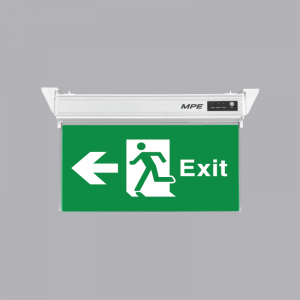 Đèn báo Exit một mặt trái EXL - Có tem kiểm định PCCC