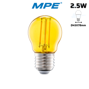 Đèn LED Filament Màu 2.5W MPE FLM-3YL