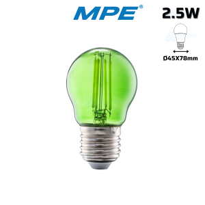 Đèn LED Filament Màu 2.5W MPE FLM-3GR