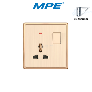 Ổ Cắm Đa Năng + Công Tắc 16A-250V S7MS