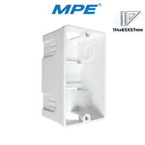 Hộp nhựa âm tường dùng cho MCB A157 MCB