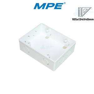 Hộp nhựa âm tường dùng cho 2 mặt đơn A157ND