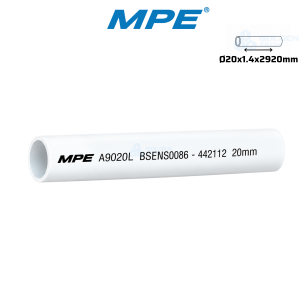 Ống luồn cứng 320N, phi 20mm, dài 2.920mm mã A9020L